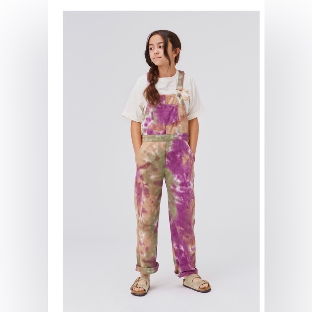 Tie-Dye Overalls with Pocket by Molo